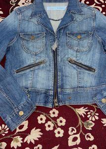 y2k Crop Denim Jacket
