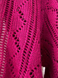 Chic Pink Knit Cardigan