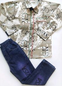Stylish Boy's JEANS AND SHIRT