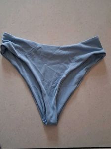 M Baby Blue High Waisted Bikini Bottom