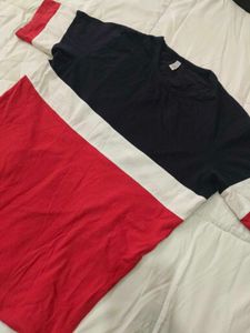 Colour block Strip tee 🎖️