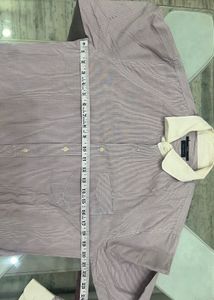 Men's Striped Button-Up Shirt