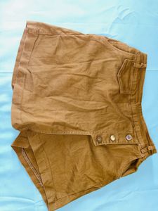Women's Brown Utility Skort