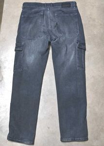 Grey Cargo Denim Jeans Size 34