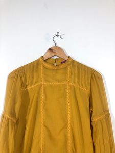 Mustard Yellow Casual Top(Women’s)