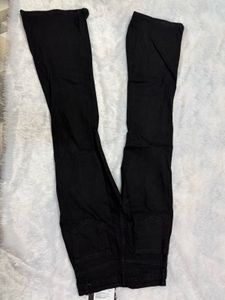 Black bootcut jeans