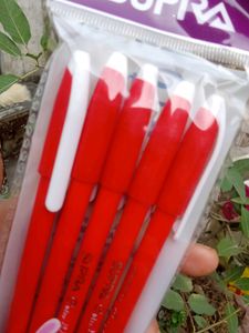 Packet Of Red Ball Pens