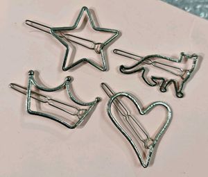 Star, Cat, Crown &amp; Heart Hair Clips 💗