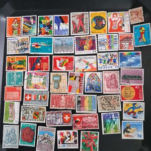 50 Helvetia stamps