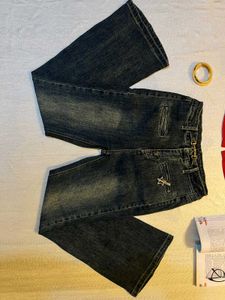 Midnight muse Y2k jeans •｡ꪆ🥢ৎ ˚⋅