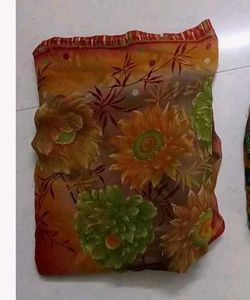 Vibrant Floral Saree