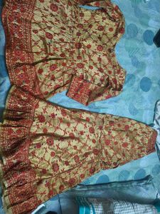 Designer Peplum style Party Suit in 36 bust