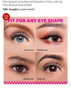 CALAILIS Faux Mink Eyelashes Multipack