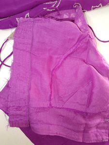 Sequins Work Saree with Blouse