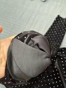 Black Velvet One-Shoulder Dress