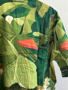 Men's Tropical Print Short Sleeve Shirt