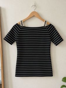 Striped Off-Shoulder Top