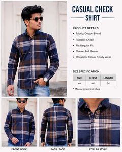 Men's Casual Check Shirt