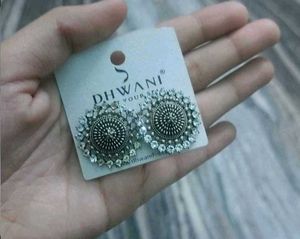 Boho Ethnic Mirror Jhumka Earrings 3 combo