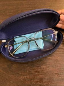 New Oversized Chic Clear Frame Eyeglasses and Cas