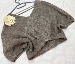 🎉Buy1 Get1 Free🎉Sweater with Flower Detail J