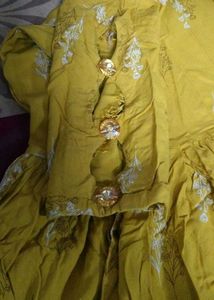Yellow Printed Kurta