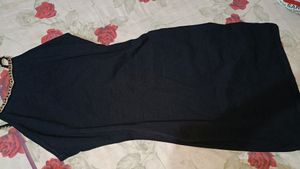 Miss Poem Black One Piece Dress