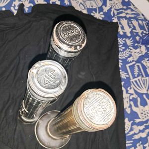 1970-80s Vintage steel battery torches.