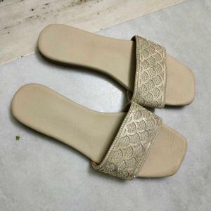 Embellished Flat Sandals