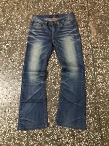 Vintage Y2K Distressed Bootcut Jeans