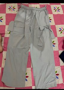 Stylish Grey Wide Leg trouser