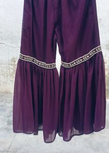 pick any 1 Elegant Embroidered Kurta with Sharara