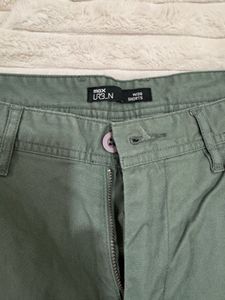 Men's Green Chino Shorts