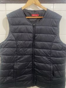 Black Padded Gilet Vest