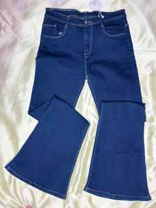 Bell Bottom Blue Denim Jeans
