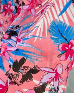 Vibrant Floral Kimono Cover-Up