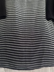 Chic Black &amp; White Patterned Top