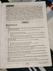 Class 11 Hornbill Helpbook English