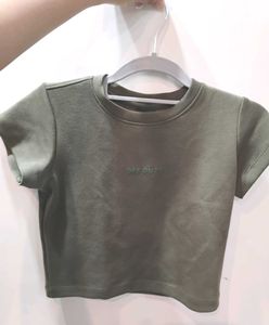 Olive Green CloudSoft Flex Crop Top- OFFDUTY
