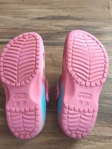 Crocs Sandals Pink Blue Tie-Dye C13
