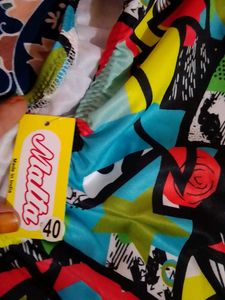 Vibrant Geometric Print Bikini Set