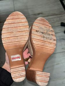 Gold Platform Heels