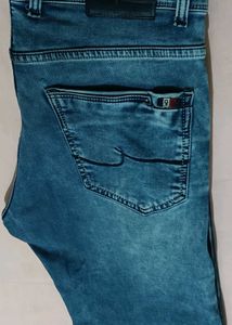 Men's Blue Washed Denim Jeans