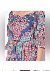 Aarke Ritu KumarPrinted Fit &amp; Flare Dress with Ruf