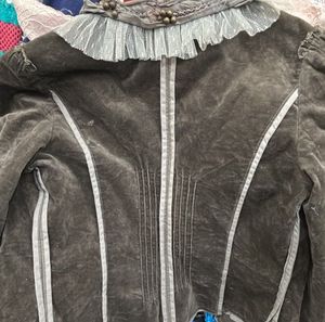 Vintage Moss Green Victorian Jacket