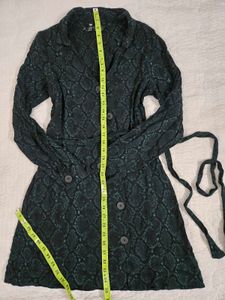 zara Chic Snake Print dress fits S/M