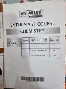 Allen Chemistry Books (JEE Main + Advanced)