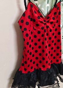 Cute Polka Dot Nightie