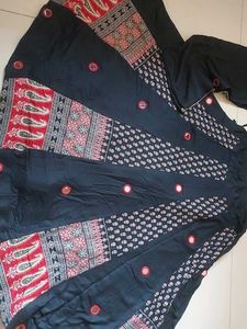 Black Embroidered Lehenga Choli Set