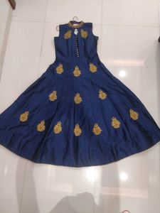 Navy Blue Colour Gown